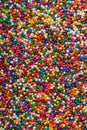 Colorful sprinkles, jimmies for cake decoration