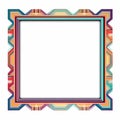 colorful square frame with a border vector price 1 credit usd 1 Royalty Free Stock Photo