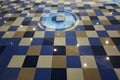 Square grid floor