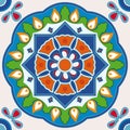 Colorful square tile