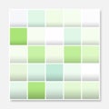 Colorful squares background frame, block soft pastel green Royalty Free Stock Photo