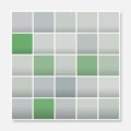 Colorful squares background frame, block soft pastel green grey Royalty Free Stock Photo
