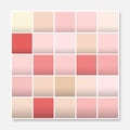 Colorful squares background frame, block soft pastel pink pastel Royalty Free Stock Photo