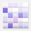 Colorful squares background frame, block soft pastel purple pink Royalty Free Stock Photo