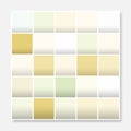 Colorful squares background frame, block soft pastel yellow Royalty Free Stock Photo