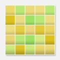 Colorful squares background frame, block soft pastel yellow Royalty Free Stock Photo