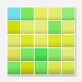 Colorful squares background frame, block soft pastel yellow Royalty Free Stock Photo