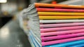 Colorful Stack of Books Royalty Free Stock Photo