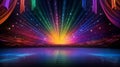 Colorful stage background Royalty Free Stock Photo