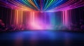 Colorful stage background Royalty Free Stock Photo