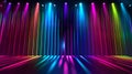 Colorful stage lights Royalty Free Stock Photo