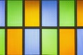 Colorful stain glass windows. Royalty Free Stock Photo