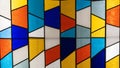 Colorful stained glass background abstract. Medieval Random Pieces of Glass. Background for design