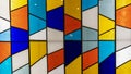 Colorful stained glass background abstract. Medieval Random Pieces of Glass. Background for design