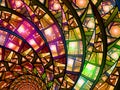 Colorful stained-glass Royalty Free Stock Photo