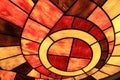 Colorful stained glass roof Royalty Free Stock Photo