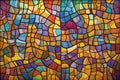 Colorful stained glass wall texture,  Abstract background Royalty Free Stock Photo