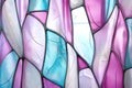 Colorful stained glass window, abstract background, Royalty Free Stock Photo