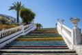 The colorful stairway Royalty Free Stock Photo