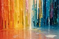 Colorful Stalactites of Dripping Paint