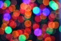 Colorful Star bokeh blurred abstract background. Christmas and new year party concept. Royalty Free Stock Photo