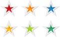 Star Icons / EPS Royalty Free Stock Photo