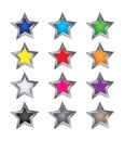 Colorful Star Vectors