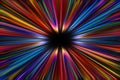 Colorful starburst explosion border Royalty Free Stock Photo