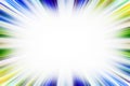 Colorful starburst explosion border Royalty Free Stock Photo