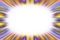 Colorful starburst explosion border Royalty Free Stock Photo