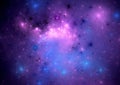 Colorful starry background, Nebulae and galaxy abstract Royalty Free Stock Photo