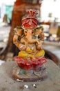 Colorful statue of Lord Ganesha a Hindu God, Bikaner, Rajasthan, India