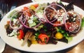 Colorful Steak salad Royalty Free Stock Photo