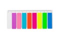 Colorful stickers bookmarks isolated