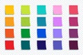 Colorful Stickers set isolated on transparent background. Stickers. Vector colorful stickers for advertising design