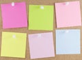 Colorful sticky notes Royalty Free Stock Photo