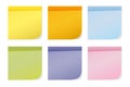 Colorful sticky notes