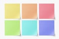 Colorful sticky notes