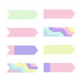 Colorful sticky reminder note papers, small Colorful sticky reminder note papers