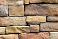 Colorful stone rock wall Royalty Free Stock Photo