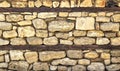 Colorful stone wall background close up Royalty Free Stock Photo