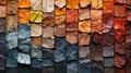 Colorful stone wall texture background. Colorful stone wall background. Various unique textures and patterns, colorful background Royalty Free Stock Photo