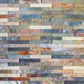 Colorful stone wall tiles Royalty Free Stock Photo