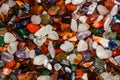 Colorful stones background