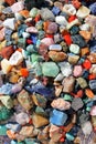 Colorful stones background Royalty Free Stock Photo