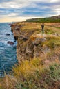 Crashed ship at Kamen Bryag coast Bulgaria Royalty Free Stock Photo