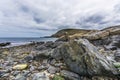 Colorful stones at higer bal cove Royalty Free Stock Photo