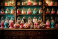 Colorful Store vintage candies. Generate Ai Royalty Free Stock Photo