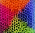 Colorful straw background Royalty Free Stock Photo