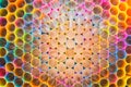 Colorful straw for background Royalty Free Stock Photo